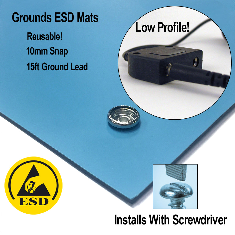 Universal Snap Kit for ESD Mats