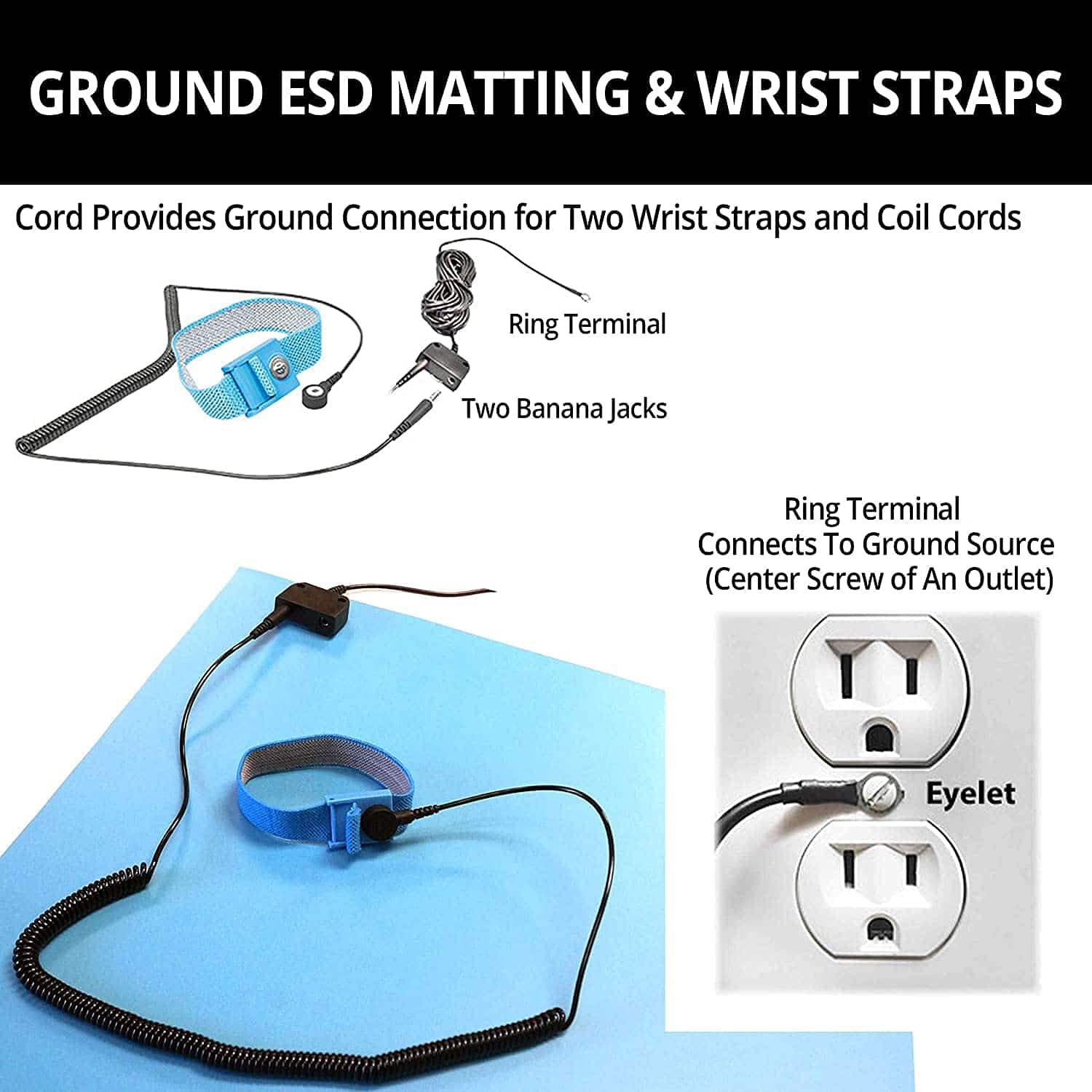 Anti-Static ESD Rubber Table Mat Rolls
