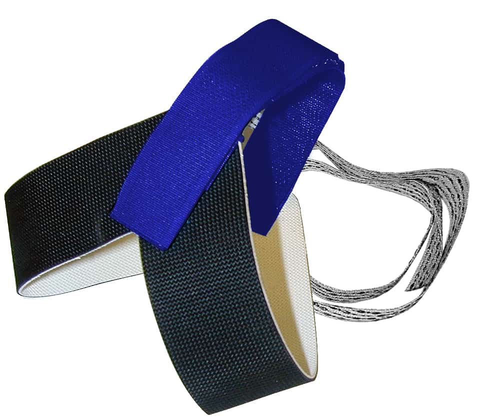 Blue  Adjustable ESD Heel Grounders