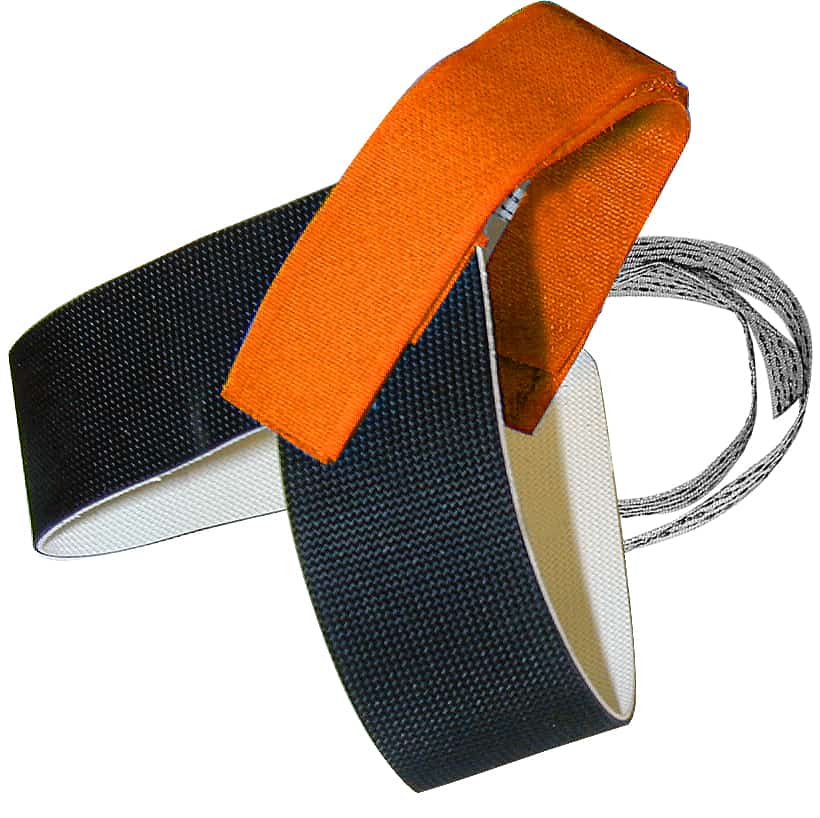 Orange  Adjustable ESD Heel Grounders