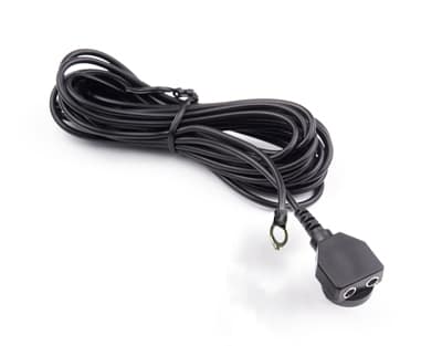 CP1518 Common Point Ground Cord, 15Long, with a 10mm Male Snap, 1 Meg Resistor