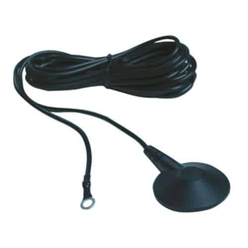 Low profile ESD floor mat ground cord