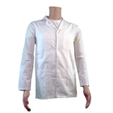 Heavyweight cotton ESD jacket  - 5049 Fabric, Lapel Collar, Snap Cuff