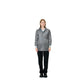 ESD Jacket - Medium Weight Anti-Static Fabric, Lapel Collar, Snap Cuff, Gray - Unisex Adult