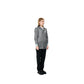ESD Jacket - Medium Weight Anti-Static Fabric, Lapel Collar, Snap Cuff, Gray - Unisex Adult