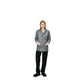 ESD Jacket - Medium Weight Anti-Static Fabric, Lapel Collar, Snap Cuff, Gray - Unisex Adult