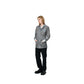 ESD Jacket - Medium Weight Anti-Static Fabric, Lapel Collar, Snap Cuff, Gray - Unisex Adult