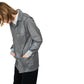 ESD Jacket - Medium Weight Anti-Static Fabric, Lapel Collar, Snap Cuff, Gray - Unisex Adult