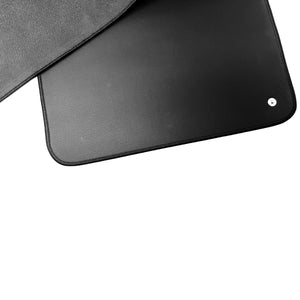 Earthing Mat - Premium Vegan Leather, Black, 12.5"x30"