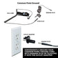 ESD Compliant Mat Workstation Kit - 16"x24"x.060", Wrist Strap Set, Ground Cord, Universal Snap Kit, Easy to Use Outlet Adapter, Computer/Cellphone Repair Kit, Soldering Mat - NASA Blue