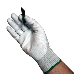 Cut Resistant Anti-Static Gloves - Cut Level 3 - Palm Coated - 12 Pairs