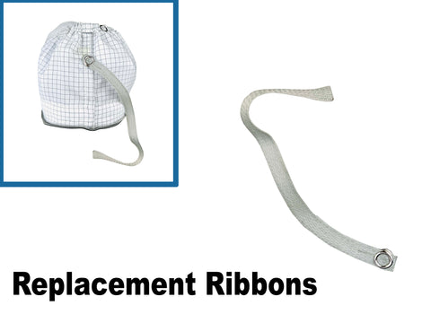 Ground Ribbon Replacements for the SC50BS Series ESD Washable Cleanroom Shoe Covers - Three Lengths