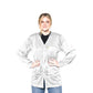 V-Neck ESD Jacket  - Lightweight 8812 Fabric, V-Neck Collar, Snap Cuff ESD Jacket