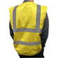 ESD Vest Medium Weight 9010 Fabric - High Visibility