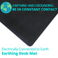 Earthing Desk Mat - 12"x40" - ESD Safe Black