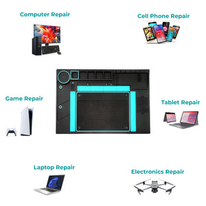 Premium ESD Safe Heat Resistant Magnetic Soldering Mat