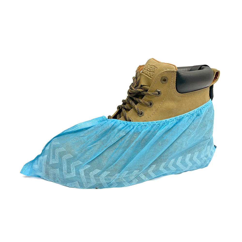 Non-skid anti-static disposable clean room shoe covers