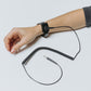 WB6000 Series ESD Metal Wrist Strap & Coil Cord Set - Metal expansion band; 6ft, 12ft cords