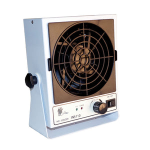 The Ptec™ IN5110 Benchtop Ionizing Blower is a small, efficient static elimination device with variable fan speed for protecting electronic components and general static protection.