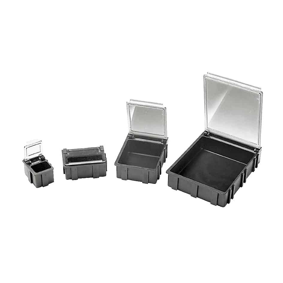 esd safe plastic tackle box Esd Safe SMD Component Storage Boxes (pack of 5), Conductive Plastic