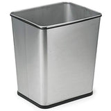 Cleanroom Compatible Metal Trash Can - 7 Gallon