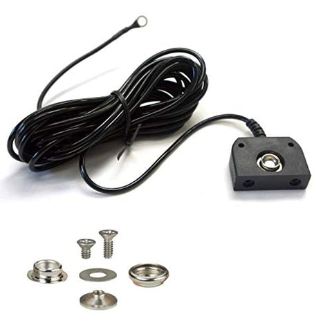 Alphastat Table Mat Grounding Kit - Universal Snap Kit and 15' 1 Meg Male Low Profile Ground Cord