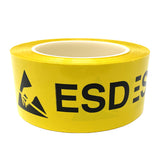 ESD Aisle Marking Warning Tape - Yellow