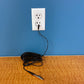 ESD Grounding Cable with Alligator Clip Banana Plug and USA Outlet Plug, with Alligator Clip, 20ft Long