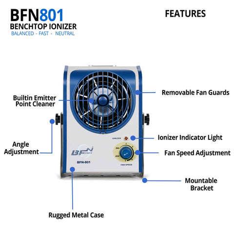 Ptec IN5500 Self-Cleaning Bench Top Ionizer – MRO Essentials