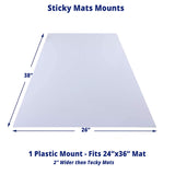 Tacky Mats Mount - Non Skid Backing for Sticky Mats