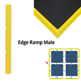 Male Edge Ramps for ESD anti-fatigue tiles