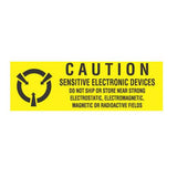 ESD Label: "Caution Sensitive Electronic Devices Do Not Ship or Store Near Strong Electrostatic, Electromagnetic, Magnetic, Fields" Size: 5/8" X 2"