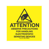 ESD Label - “Attention Observe Precautions for Handling  Electrostatic Sensitive Devices”
