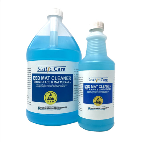 Anti-Static Mat and ESD Surface Cleaner - Properly Clean ESD Mats