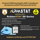 RubberSTAT D8 Anti-Static ESD Rubber Table Mat - Cut Mats
