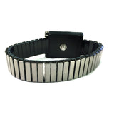 Static Care Metal Adjustable Swivel Wrist Strap with 6' Cord, 1 Megohm Resistor, 4mm Snap, Black
