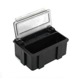 ESD Safe SMD Component Storage Boxes, Conductive Plastic - Clear Lids