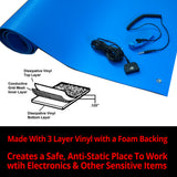 VinylStat B - 3 Layer Table Mat w/ Foam Back