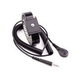 WB6000 Series ESD Metal Wrist Strap & Coil Cord Set - Metal expansion band; 6ft, 12ft cords